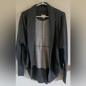 Wilfred Dark Gray Open-Front Cardigan